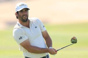 Adrián Otaegui en el Ras al Khaimah Championship