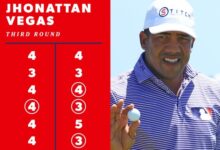 Jhonattan Vegas avanza hasta el podio del Corales y luchará por su cuarta victoria en el PGA Tour