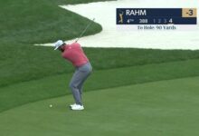 Jon Rahm dijo adiós al PLAYERS tras anotar un 9 en el 4, su resultado más alto en un hoyo del PGA Tour