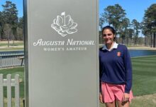 Carolina López-Chacarra y Carla Bernat lejos del corte para jugar en el Augusta National en el ANWA