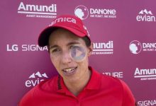 Carlota Ciganda, 3ª en el Evian, 4º Grande del año: «He estado cerca. Una pena quedarme ahí corta»