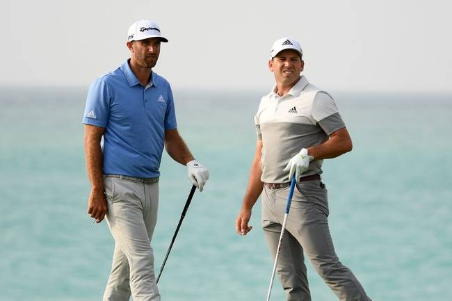 Sergio García y Dustin Johnson