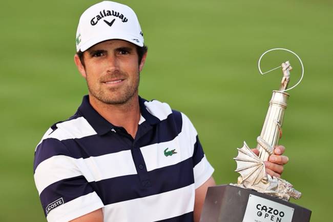 Nacho Elvira campeón en el Cazoo Open trofeo