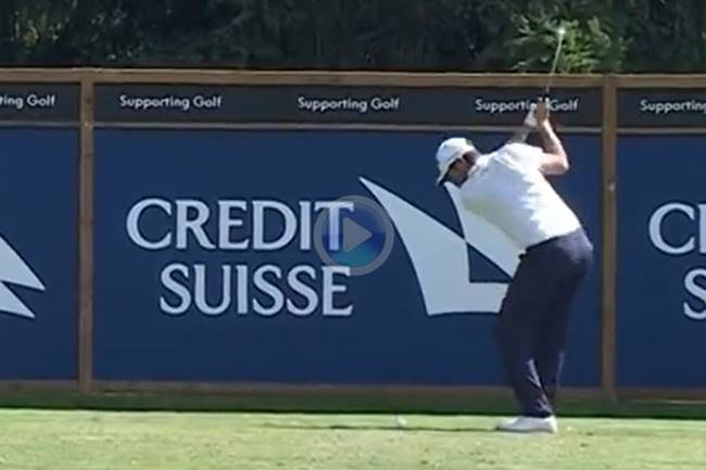 Nacho Elvira casi Hoyo en Uno