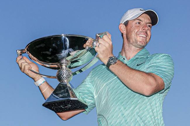 Rory McIlroy campeón FedEx Cup 2022. Foto @playofffinale