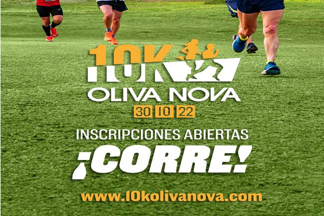 Celebración de una nueva edición de la 10K Oliva Nova el próximo 30 de octubre