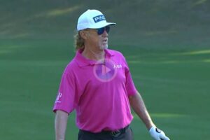 MIguel Ángel Jiménez parar la bola