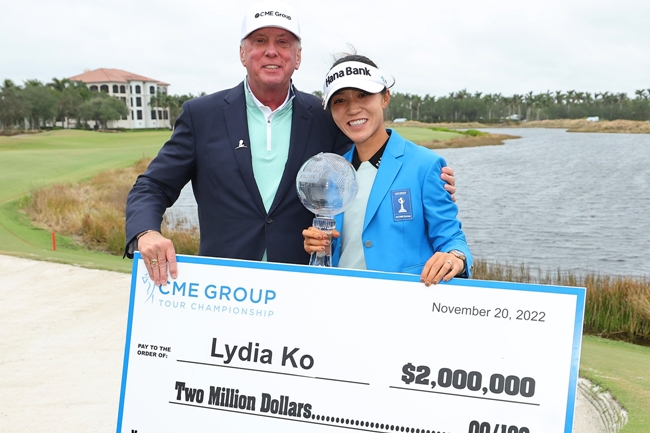 Lydia Ko se convierte en la Golfista del Año en la LPGA al vencer con merecimiento en el CME Group
