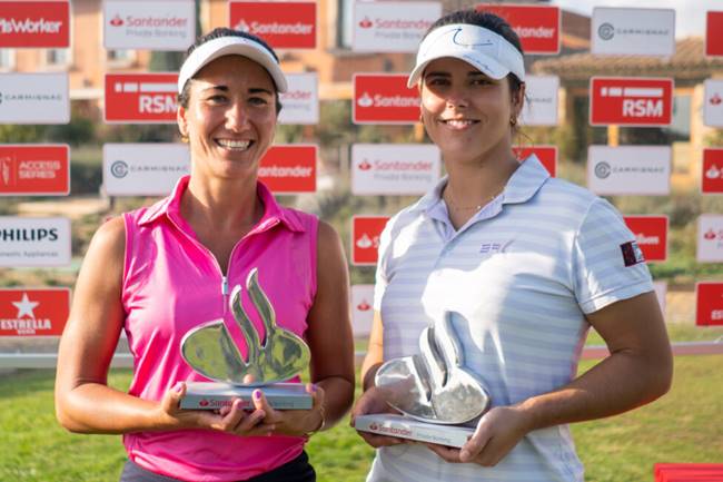 Piti Martínez y Natalia Escuriola se proclaman campeonas en el Santander Golf Tour Peralada