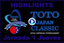 TOTO Japan Classic (LPGA Tour) 1ª Jornada. Lo más destacado del día (Highlights)