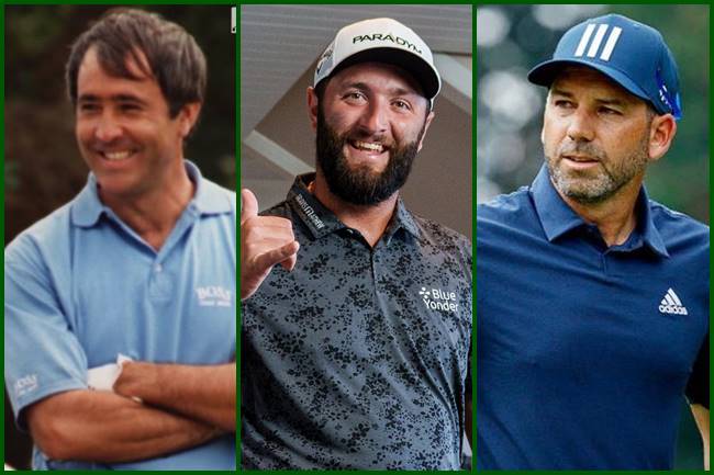 Seve Ballesteros, Jon Rahm, Sergio García, PGA Tour