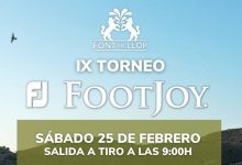 Font del Llop acogerá la IX edición del Torneo FootJoy. Será el próximo sábado 25 de febrero