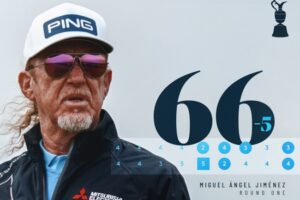 Champions Tour, Miguel Angel Jimenez, Senior Open 23 j1, Royal Porthcawl,