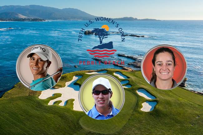 Pebble Beach, US Women's Open, Carlota Ciganda, Teresa Toscano, Azahara Muñoz,