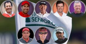 Miguel Ángel Jiménez, José María Olazábal, Miguel Ángel Martín, Santi Luna, José Manuel Carriles, Carl Suneson, Víctor Casado, Rafael Benítez, The Senior Open,