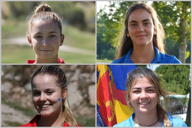 Rocío Tejedo, Andrea Revuelta, Cloe Amión, Anna Cañadó, PING Junior Solheim Cup 2023, La Zagaleta,