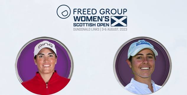 Carmen Alonso, Ana Peláez, Women's Scottish Open, Ladies European Tour, LPGA Tour,