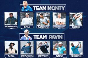 Novak Djokovic, Carlos Sainz, Gareth Bale, Andriy Shevchenko, All Star Ryder Cup, Kathryn Newton, Víctor Cruz, Leonardo Fioravanti, Collin Montgomerie, Corey Pavin, Garrett Hilbert,