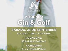 Font del Llop Golf acoge el próximo sábado 23 de septiembre la 5ª edición del torneo Gin & Golf