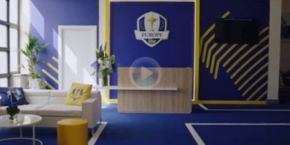 Luke Donald presenta la extraordinaria sala de operaciones del equipo europeo en la Ryder Cup