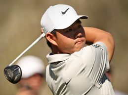 Tom Kim se disculpa con Schauffele tras haberle acusado de insultarle fuera de cuerdas el sábado