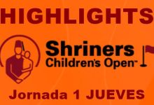 1ª Jornada Shriners Children’s Open (PGA Tour) en el debut de Lexi. Vea lo más destacado (Highlights)