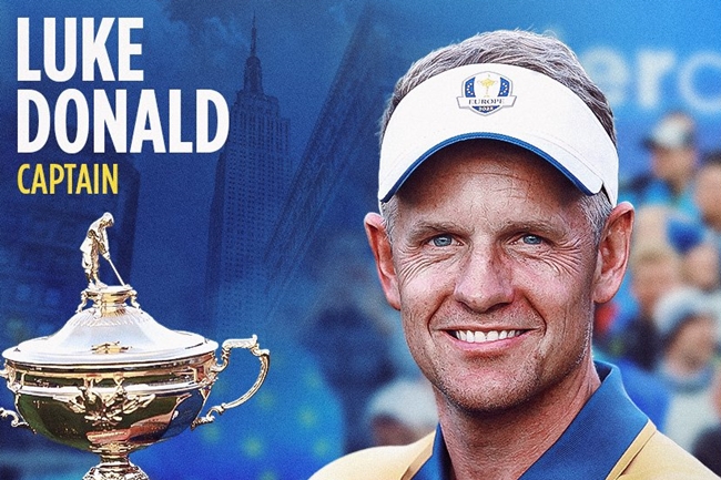 Ryder Cup, Luke Donald, DP World Tour, PGA Tour, Bethpage, Equipo Europeo Ryder Cup, Ryder Cup 2025,