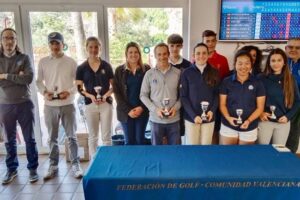 José Miguel Rosillo, Patricia Bañón, Federacion de Golf de la Comunidad Valenciana, Campeonato de Castellón, Mediterráneo Golf, Álvaro García, Raúl Gómez, Daniel Riu, Paco Gavilán, Elena Juanas, Xinyi Gu, Clara Usó, África Oliva,