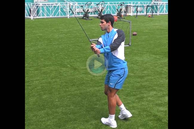 Carlitos Alcaraz: «Lo que me tranquiliza es jugar al golf»