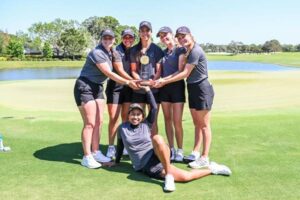 Julia López, SEC Women's Championship, Pelican Golf Club, Cayetana Fernández, Blanca Fernández, Marta López, Louise Rydqvist, Anna Davis,