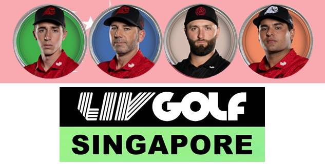 LIV Golf Singapore, LIV Golf, LIV Golf League, Jon Rahm, Sergio García, Eugenio López-Chacarra, David Puig, 