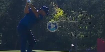 El Golf es duro… Pablo Larrazábal sufrió su crudeza con este golpazo en Japón que repelió la bandera
