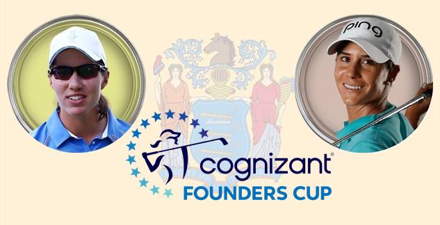 Carlota Ciganda y Azahara Muñoz rinden homenaje a las fundadoras de la LPGA en el Cognizant