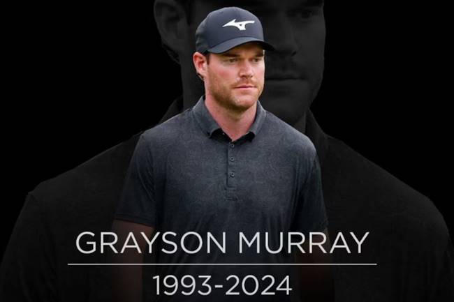 El PGA Tour, de luto por el fallecimiento de Grayson Murray durante el Charles Schwab Challenge