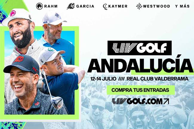 LIV Golf Andalucía, LIV Golf Valderrama, Bryson DeChambeau, Jon Rahm, Sergio García, Dustin Johnson, Brooks Koepka, Phil Mickelson, Joaquín Niemann, Entradas LIV,