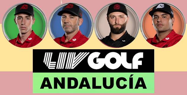 Bryson DeChambeau, David Puig, Dustin Johnson, Eugenio López-Chacarra, Joaquín Niemann, Jon Rahm, LIV Golf, LIV Golf Valderrama, Phil Mickelson, RC Valderrama, Sergio García,