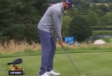 John Catlin, autor del mejor golpe de la semana en el pasado LIV Golf UK gracias a este Hoyo en Uno