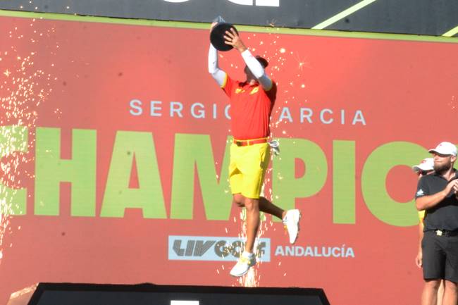 Sergio García Campeón LIV Andalucía 2024. Foto OpenGolf.es
