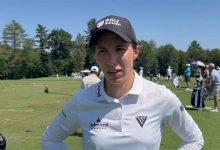 Carlota Ciganda, a dos semanas del comienzo de la Solheim Cup: «El equipo europeo es un equipazo»