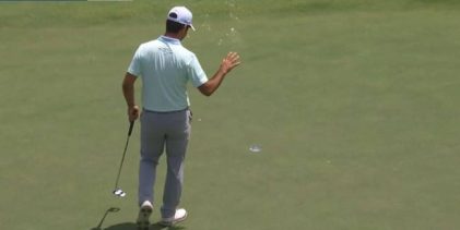 Jorge Campillo restó dos al Sedgefield CC con este gran eagle en la primera jornada del Wyndham