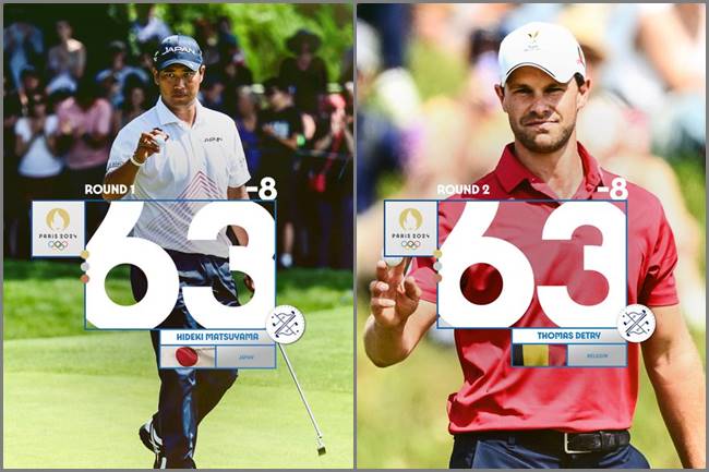 Thomas Detry, Hideki Matsuyama, París 2024, Juegos Olímpicos Golf, Rory Sabbatini, Le Golf National, 