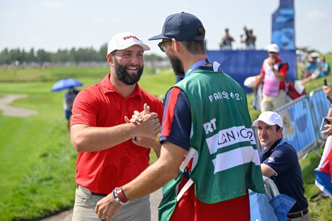 Jon Rahm, Michael Phelps, Matthieu Pavon, Juegos Olímpicos Golf, París 2024, 