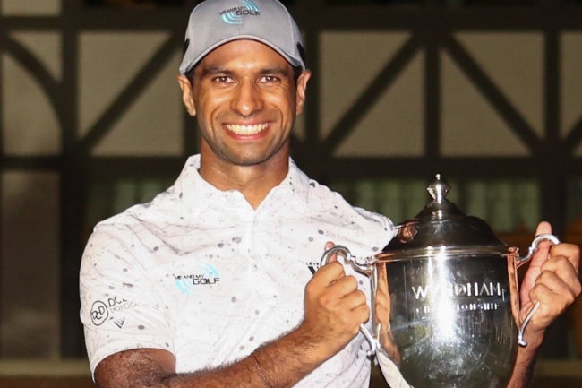 PGA Tour, Wyndham Champ 24 j4 Winner, Sedgefield CC, Aaron Rai,