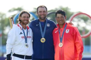 Scottie Scheffler, Tommy Fleetwood, Hideki Matsuyama, París 2024, Tokio 2020, Río 2016, París 1900, St. Louis 1904, Golf Olímpico, Campeones Olímpicos Golf,
