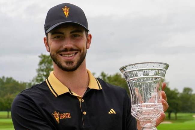 Josele Ballester, campeón del US Amateur, obtiene su primera victoria universitaria en Olympia Fields