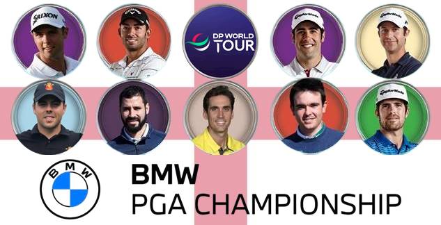 Nacho Elvira, Pablo Larrazábal, Jorge Campillo, Adrián Otaegui, Adri Arnaus, Santi Tarrío, Alex del Rey, Rafa Cabrera, Ángel Hidalgo, BMW PGA Championship, DP World Tour, Ryan Fox, 