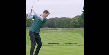 Así es el swing de Andy Murray, otra estrella del tenis, poseedor de tres Grandes, ahora en el golf