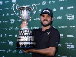 Ángel Hidalgo entra en la historia del golf patrio al proclamarse campeón del Open de España