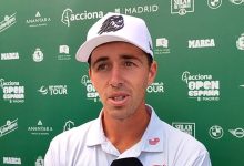 David Puig (-2), en la zona noble del Open de España: «Hacía tiempo que no jugaba con tanto viento»