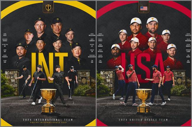 Presidents Cup, Keegan Bradley, Russell Henley, Sam Burns, Brian Harman, Tony Finau, Max Homa, Scottie Scheffler, Xander Schauffele, Collin Morikawa, Wyndham Clark, Patrick Cantlay, Sahith Theegala, Jim Furyk, Mike Weir, Hideki Matsuyama, Sungjae Im, Tom Kim, Byeong-hun An, Adam Scott, Jason Day, Corey Conners, Taylor Pendrith, Mackenzie Hughes, Min Woo Lee, Christiaan Bezuidenhout, Si Woo Kim, Royal Montreal Golf Club, 